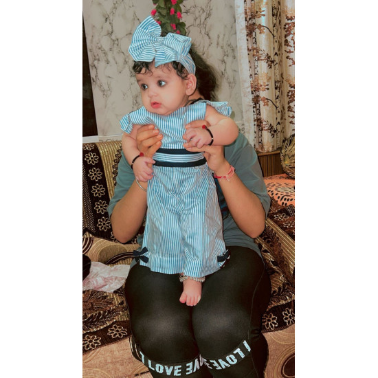 Nautical Stripe Bow Playsuit